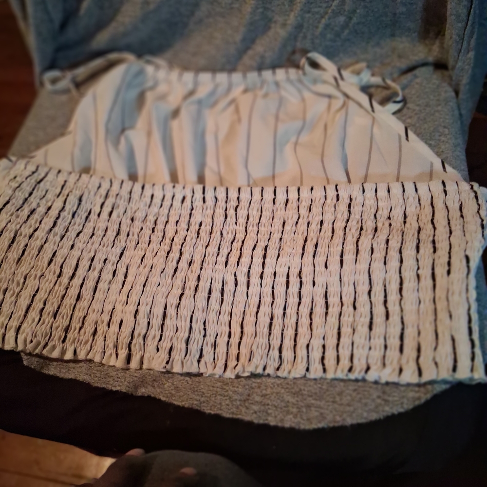 Striped Halter Top - Picture 2 of 2